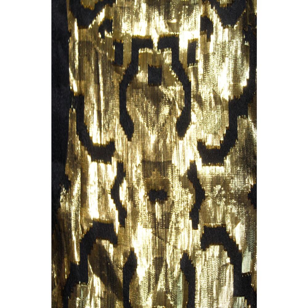 Alice & Trixie XS Gold Metallic Brocade Shift Dress Cocktail Holiday Party - Picture 3 of 4